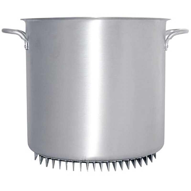 アルミ エコライン寸胴鍋(蓋無) 杉山金属 容量20L 呼び寸法30cm