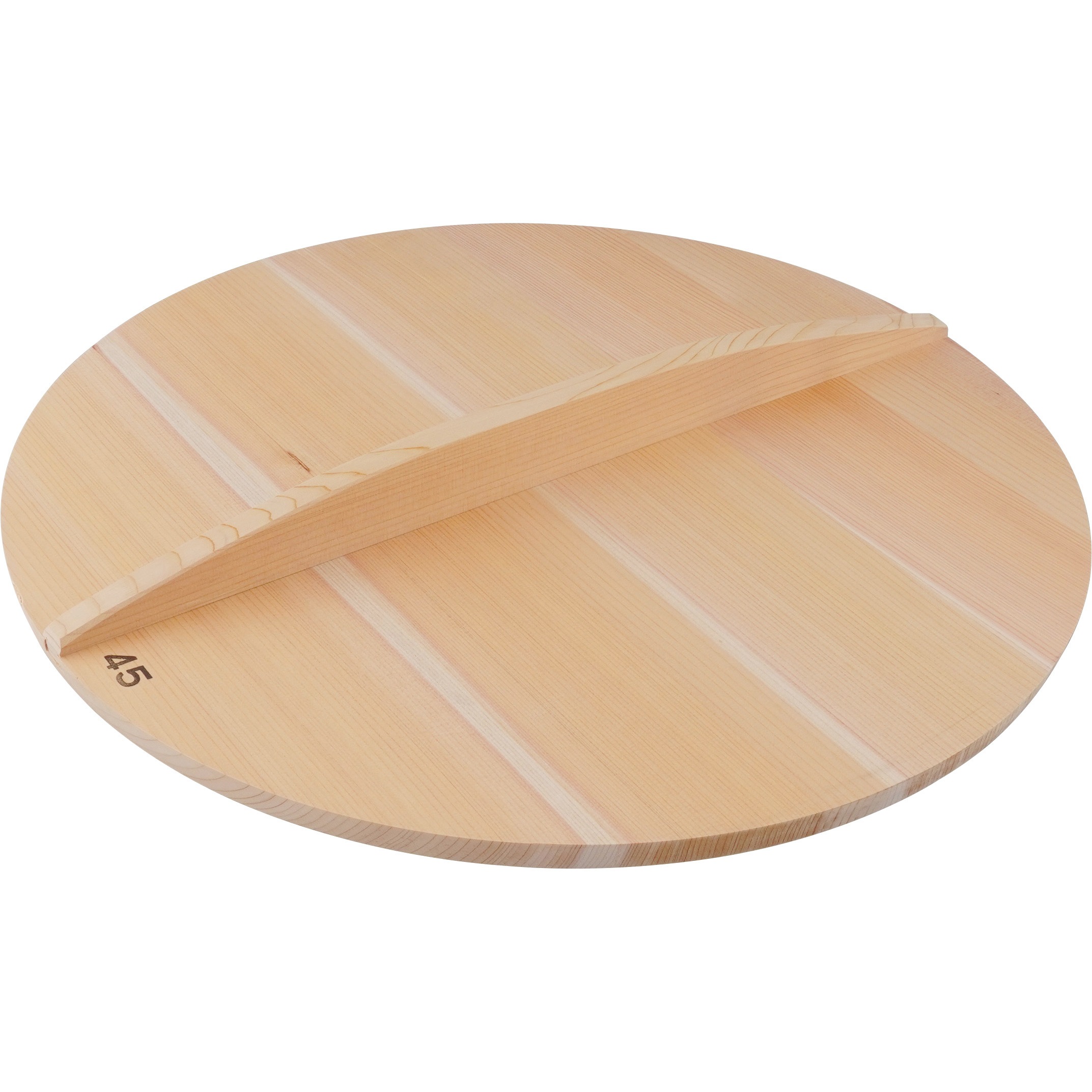厚手サワラ木蓋 雅うるし工芸 45cm用サイズ 外径445mm