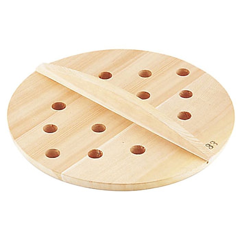 SA厚手サワラ穴明木蓋 TKG 45cm用サイズ 外径445mm