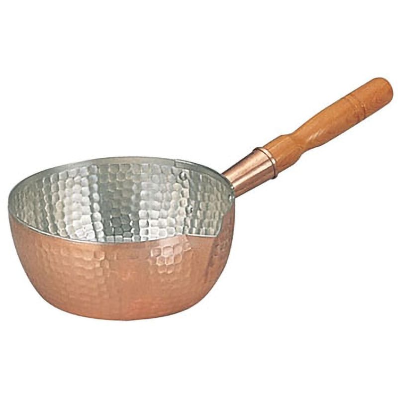 両手鍋 純銅 キッチン用品 丸新銅器 坊主鍋 30cm 内側錫引き無