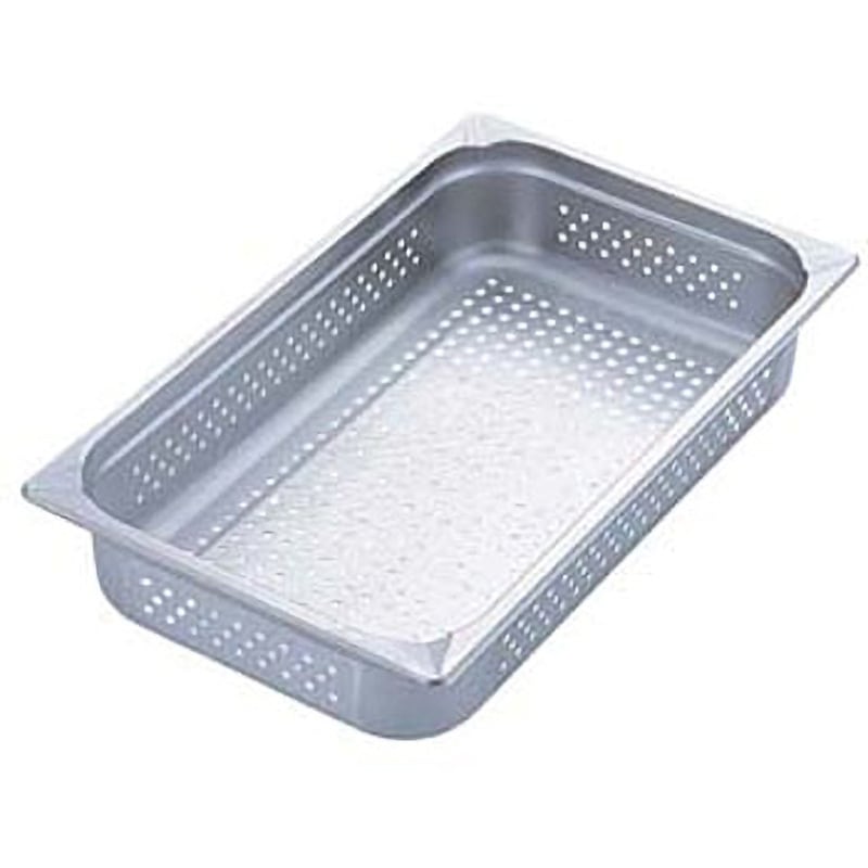 ステンレス製穴あきホテルパン2枚 KINGOステンレス 穴明 ホテルパン KINGO フードパン・ウォーターパン