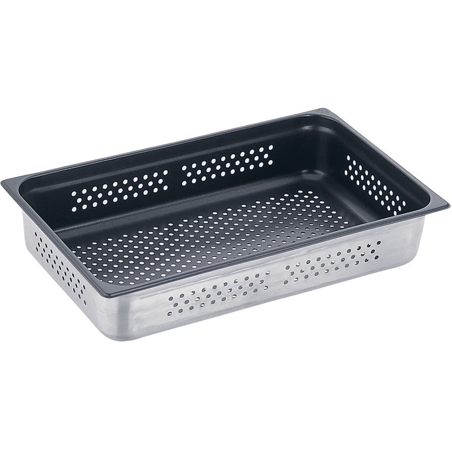 8126PFS 18-8ノンスティックガストロノーム穴明パン TKG 容量8.7L サイズ1/2  8126PFS