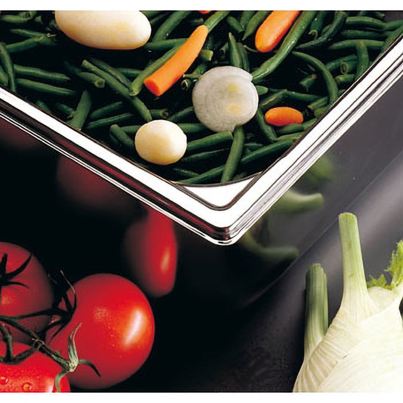 ブウジャー ステンレス ホテルパン 7400.20 2/1×200mm AHT4607 新品ブウジャー ステンレス ホテルパン ７４６０．１０ １／６