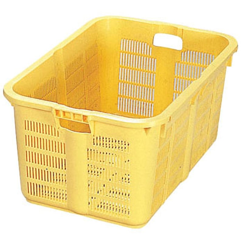 800 リス プラスケット 岐阜プラスチック工業(RISU/リス) イエロー色 容量79L 5,542円