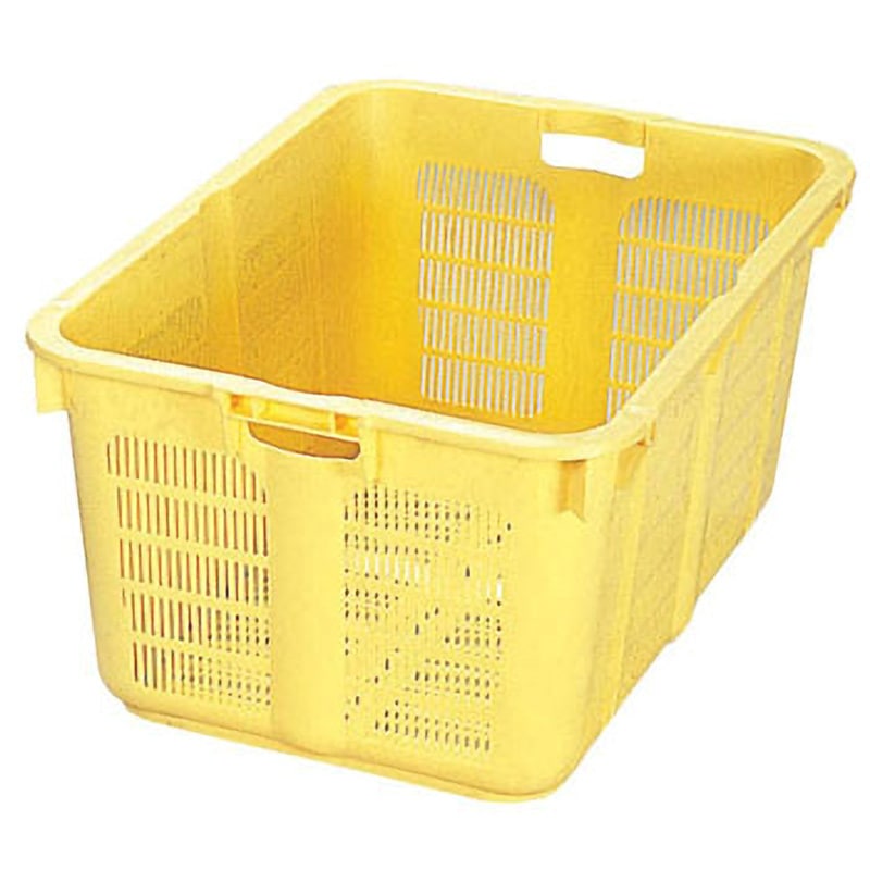 EBM:プラスケットNo.1200 イエロー 1491900 1200 リス プラスケット 岐阜プラスチック工業(RISU⁄リス) イエロー色