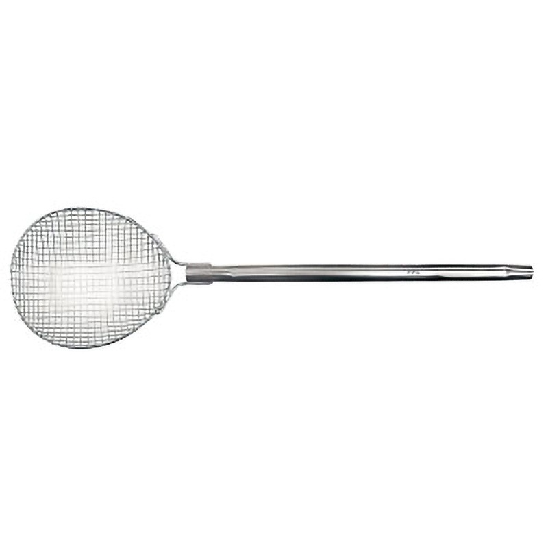 ののじ 18-8 ステンレス 調理用丸型 すくいカゴ 粗目/特大130cm KGA003M ののじ 18-8調理用丸型すくいカゴ レーベン販売 網目:粗め(9mm