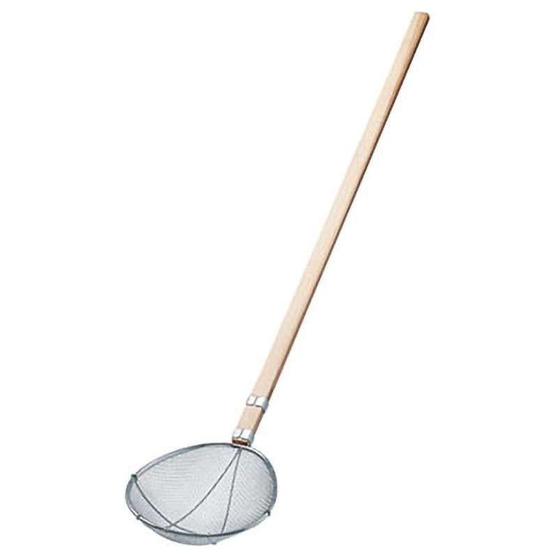 TS 木柄給食用すくい網 スイノー型 新越ワークス(Three Snow) 全長1380mm