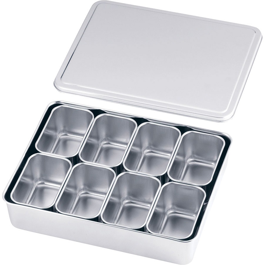 18-8プレス 00号用 ヤクミ入 クローバー(大屋製作所) 8ヶ入角タイプ