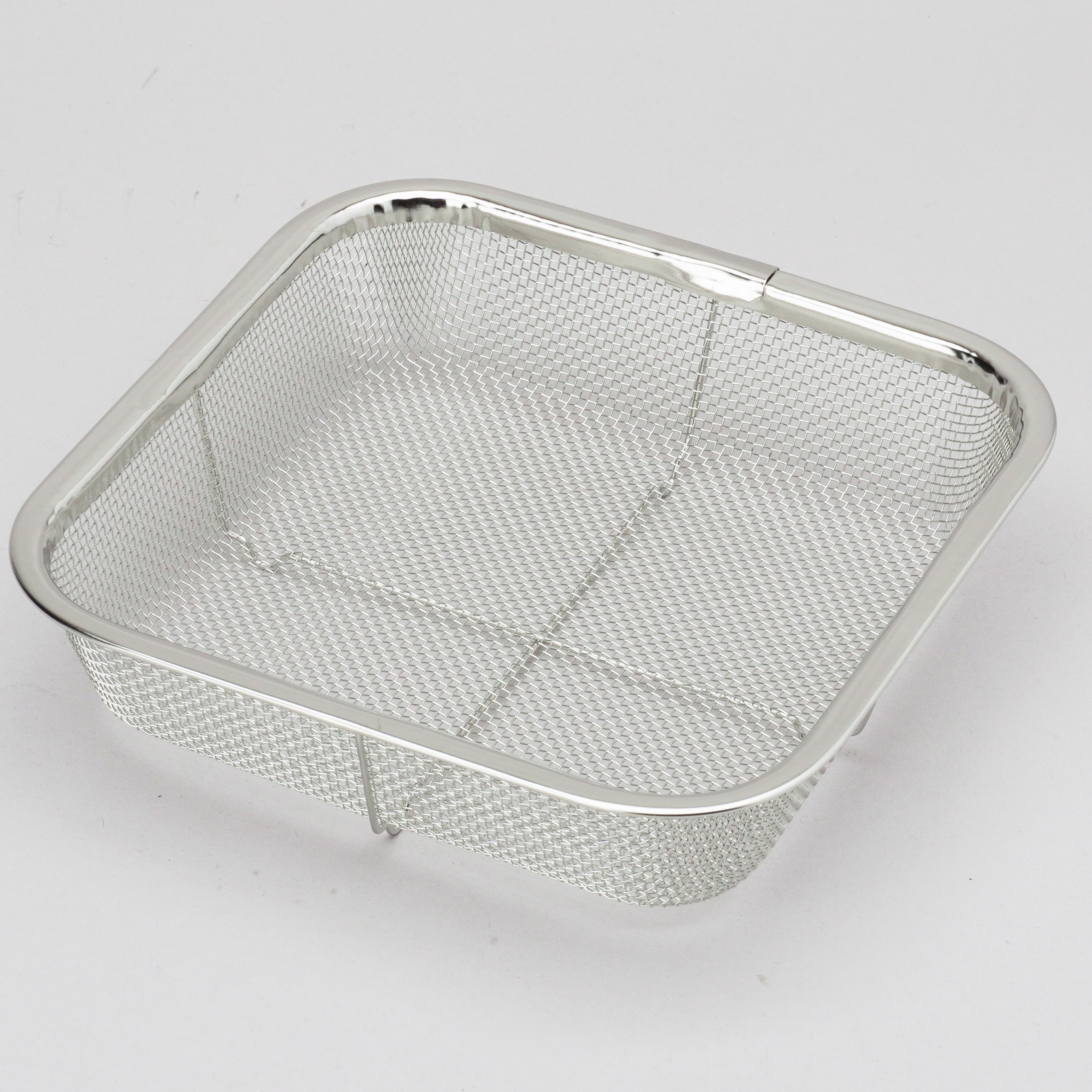 18-8ミニ角ざる ミネックスメタル メッシュ12 サイズ18cm - 【通販