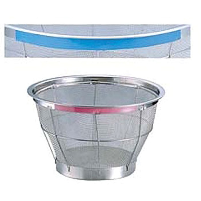 TKG NEWマンモス カラー 深型ざる TKG ブルー色 呼び寸法33cm