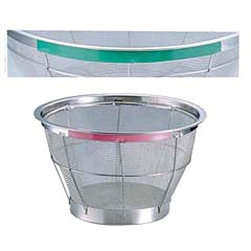 TKG NEWマンモス カラー 深型ざる TKG グリーン色 呼び寸法33cm