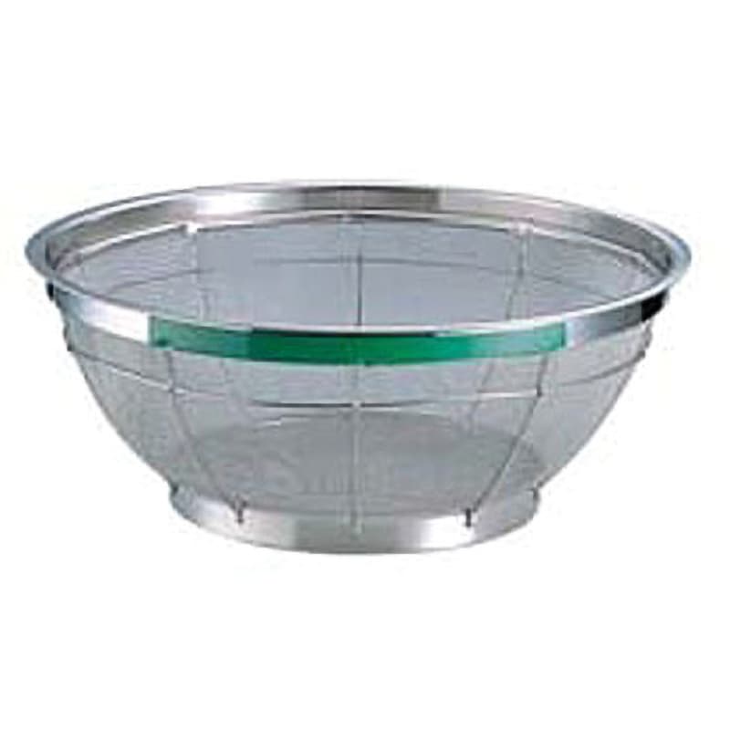 TKG NEWマンモス カラー 浅型ざる TKG グリーン色 呼び寸法46cm