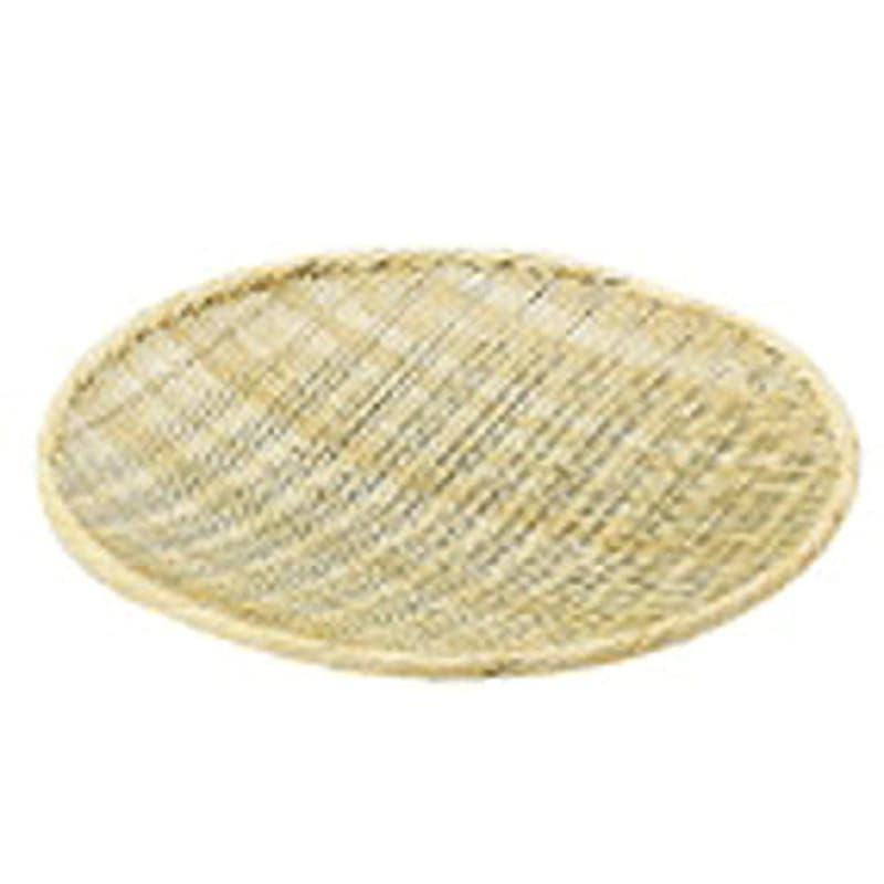 竹製 盆ざる (佐渡製) 本間数勇商店 呼び寸法39cm 5,544円