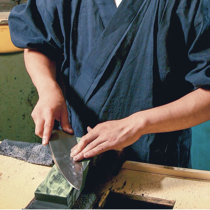堺實光 紋鍛 刺身庖丁(片刃) 實光 刃長39cm 【通販モノタロウ】