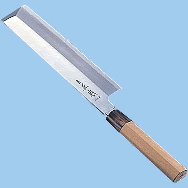 正本 本霞・玉白鋼 東型薄刃庖丁 正本 刃長24cm
