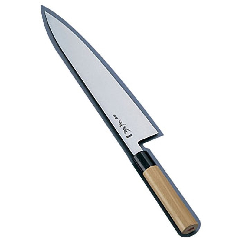 正本 本霞 玉白鋼 水牛柄牛刀(両刃) 正本 刃長27cm 40,937円