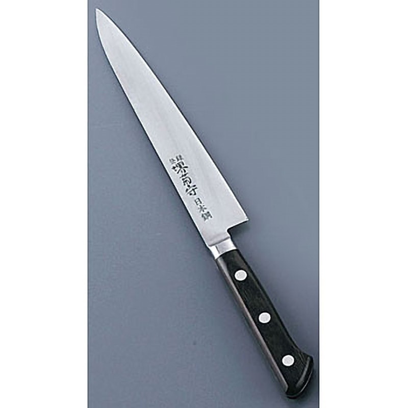 堺菊守日本鋼(口金付)ペティナイフ 河村刃物 刃長15cm