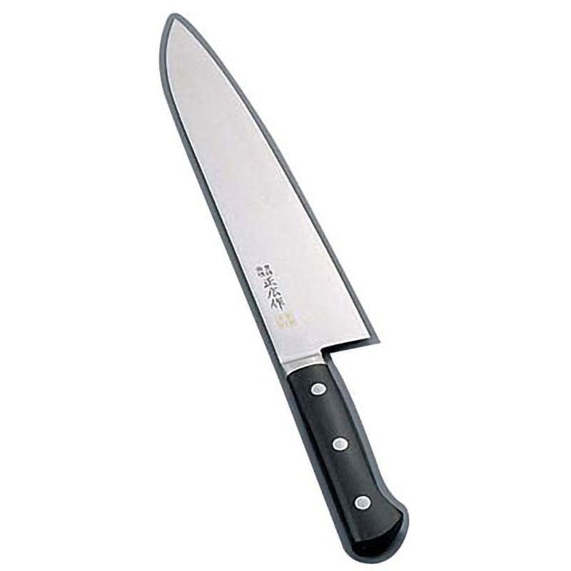 関の刃物 牛刀 240mm 正広 本焼 MV鋼 シェフナイフ 肉切り 洋包丁 包丁 正広作 MV口金 関市 プロ用シェフナイフ 本職用牛刀（240mm