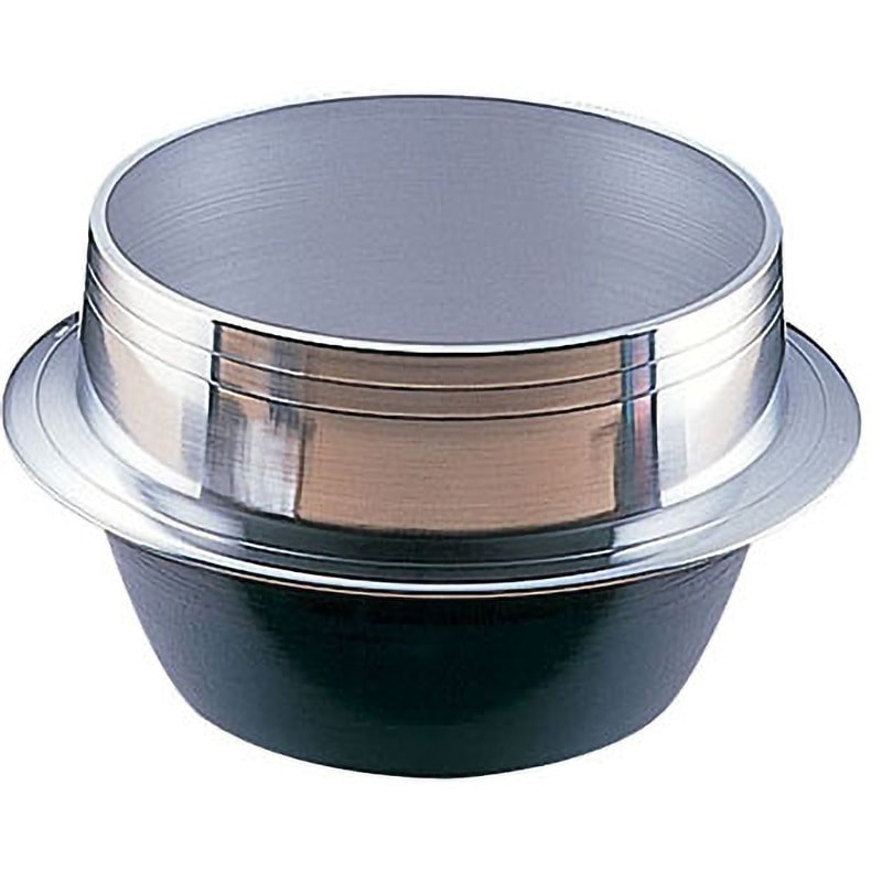 アルミイモノ 羽釜 (カン無) ナカオアルミ 容量15L 外径(胴外寸)311mm