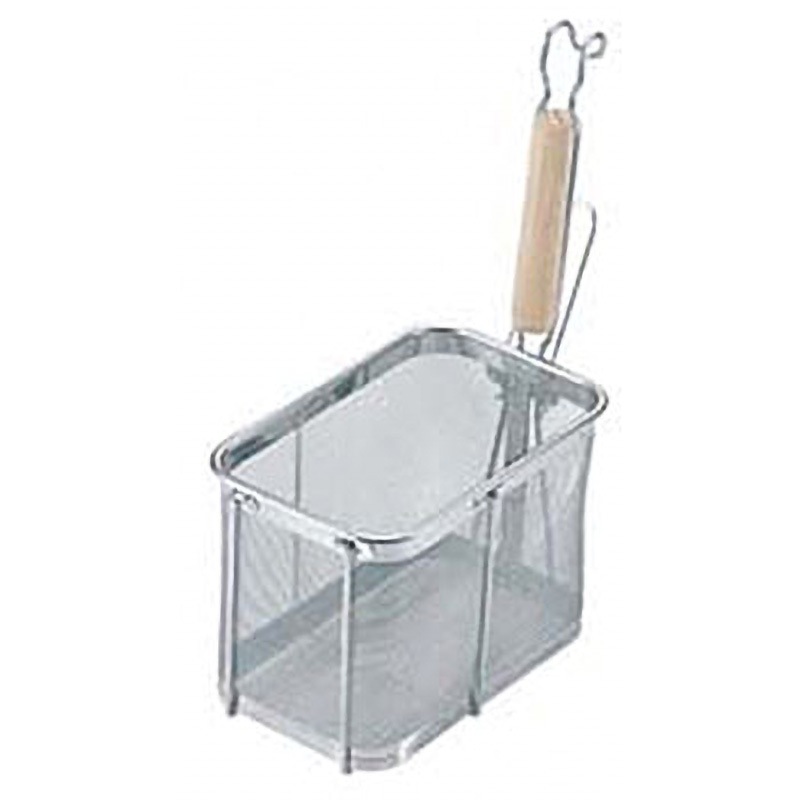 TSステンレス 木柄角てぼ 深型 タテ 1個 新越ワークス(Three Snow) 【通販モノタロウ】