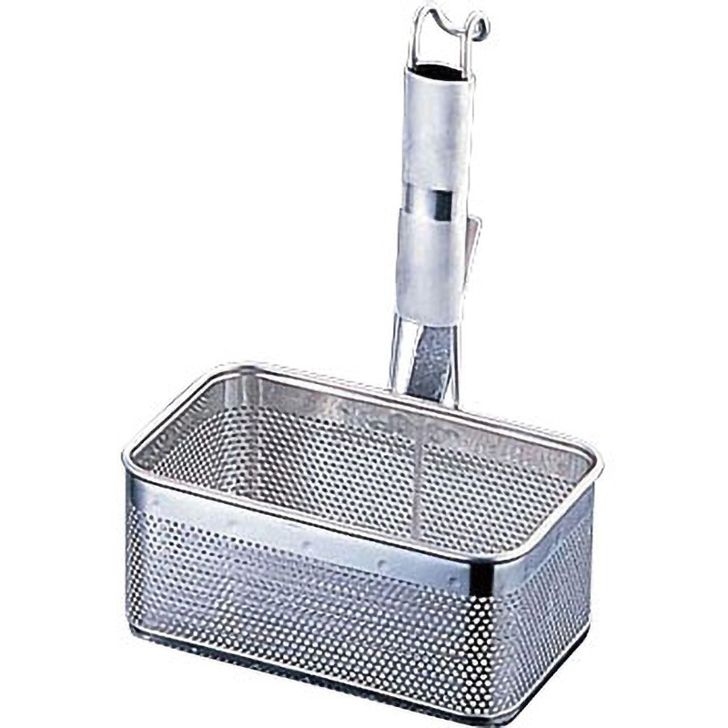 9253097 UK18-8パイプ柄パンチング角てぼ横型 1個 UK(三宝) 【通販モノタロウ】