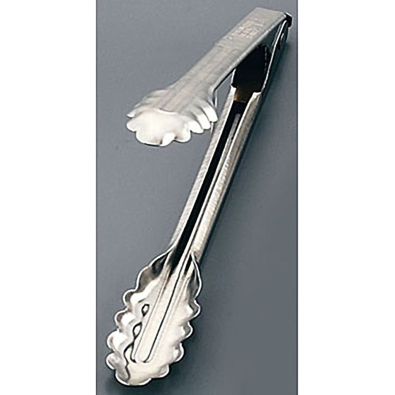 18-0万能トング ストッパー付 エドランド 中サイズ