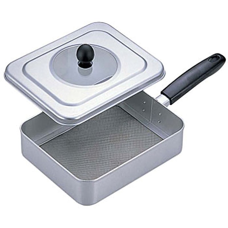 手煎り焙煎器(煎り網) 角型 TKG 全長370mm