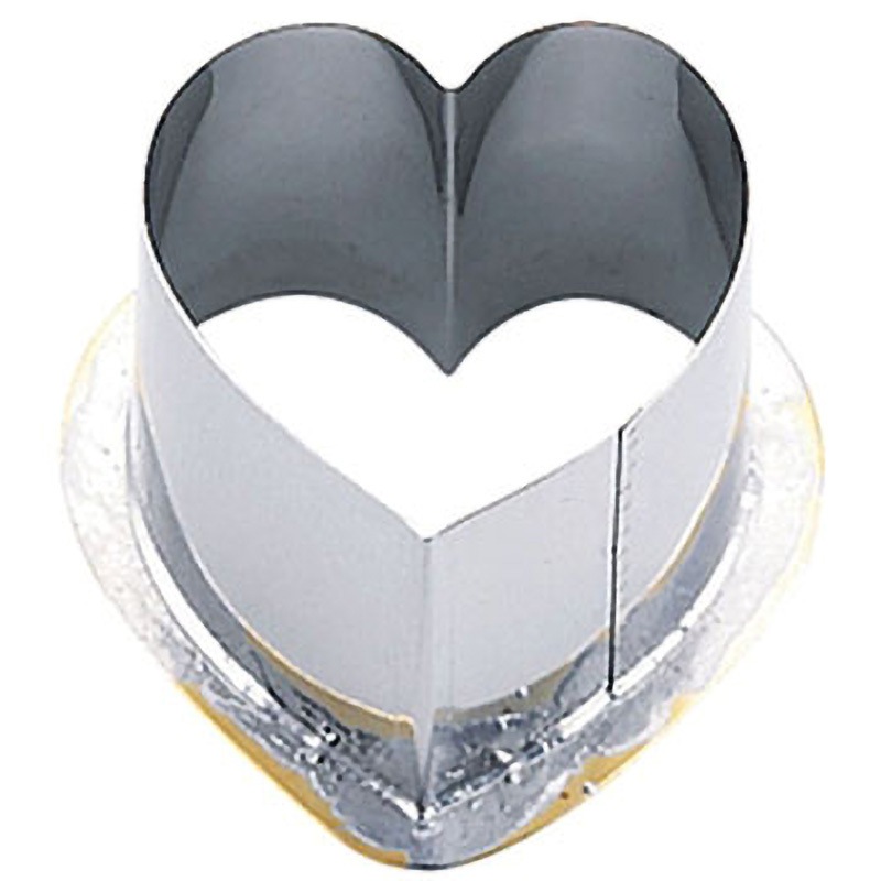 18-8穴クリ芯抜型 外仕上げ用 ハート 平石商事 20mm用サイズ