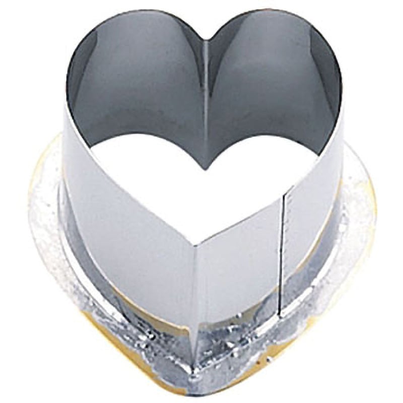 18-8穴クリ芯抜型 外仕上げ用 ハート 平石商事 30mm用サイズ