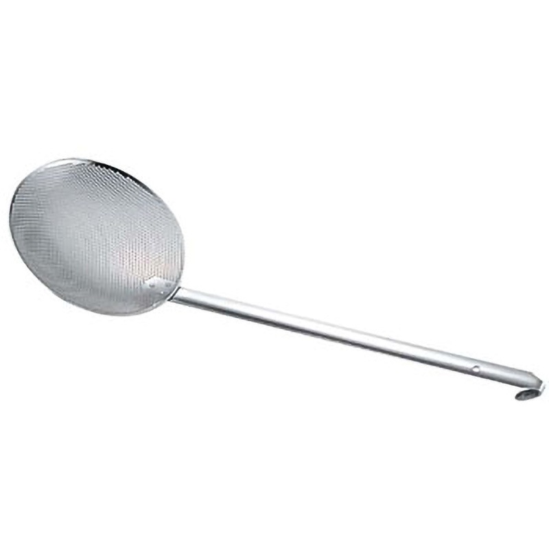 エコクリーン 18-8パンチング丸カス揚 UK(板ハンドル) UK(三宝) 呼び寸法20cm