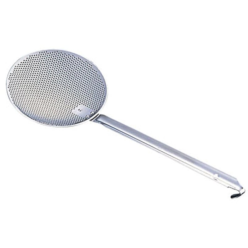 UK 18-8パンチング揚げザル 深型 51cm 補強付 UK18-8補強付ﾊﾟﾝﾁﾝｸﾞ平底揚ざる (穴径Φ2.2mm)51cmステンレスざる