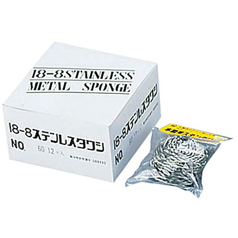 SA18-8ボンボンタワシ 小箱入 TKG 金属たわし