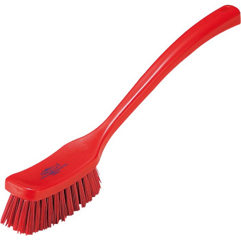 D9 サーモン レジン ロングハンドルブラシ ユニテール 赤色   D9