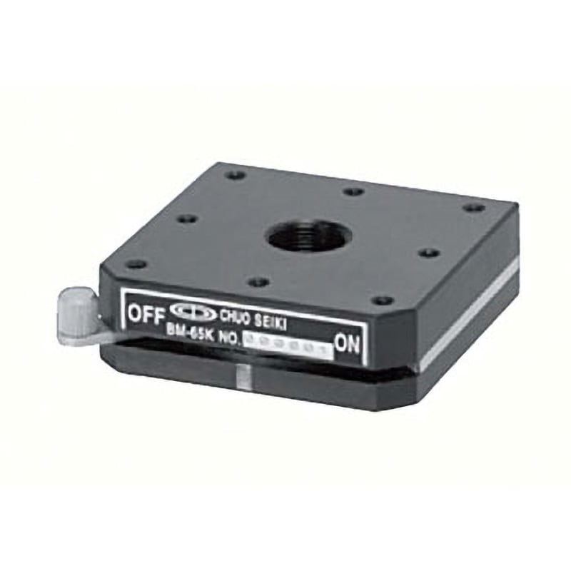 BM-65K レバー式マグネットスタンド 中央精機 寸法(上面)65×65mm