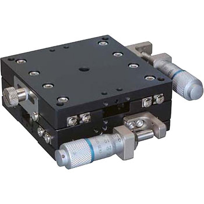 LD-7047-SR8 ハイグレードアルミXYステージ 70×70(対称型) 中央精機 サイド   LD-7047-SR8