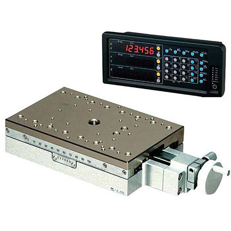 LS-242-MSC VCR 超精密X軸ステージ 130×200(マグネスケール付) 中央精機 手動ねじ式 238,410円