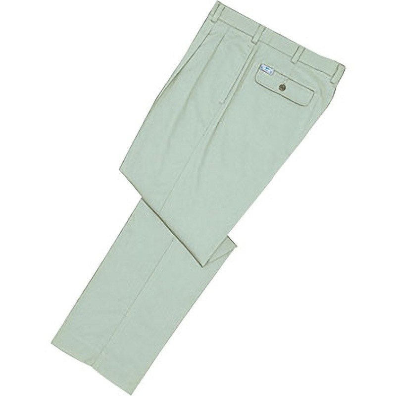 34101 34101 綿100%形態安定ツータックパンツ(春夏用) 1本 自重堂 【通販モノタロウ】