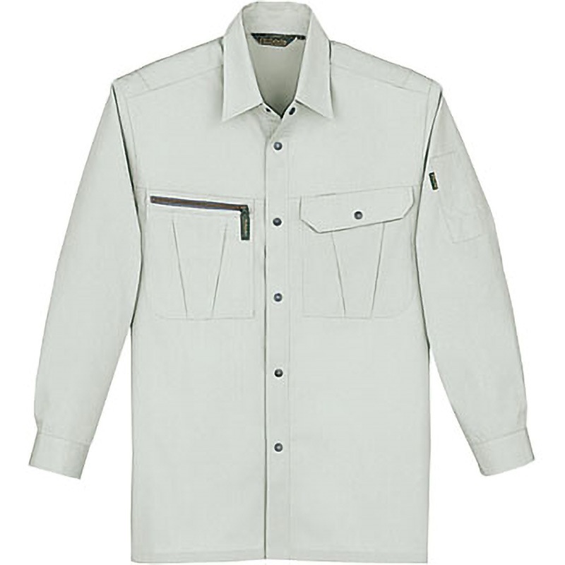 45204 45204 長袖シャツ(年間用) 自重堂 ストーングレー色 EL着丈78cm