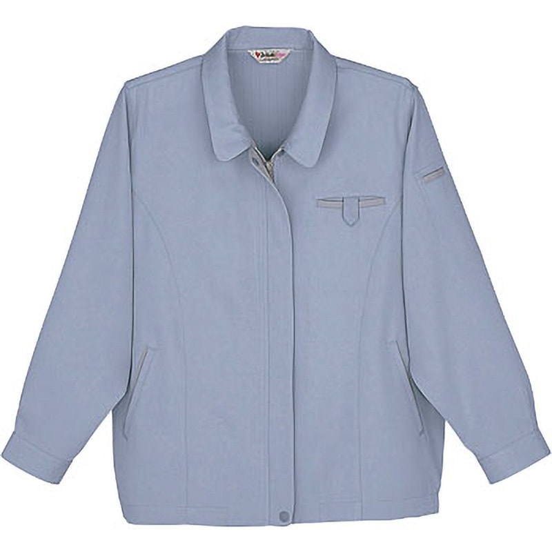 41315 41315 製品制電レディースブルゾン(秋冬用) 自重堂 名入れ可 ポリエステル100% ダブルツイル ミストブルー色 S着丈62cm 5,571円