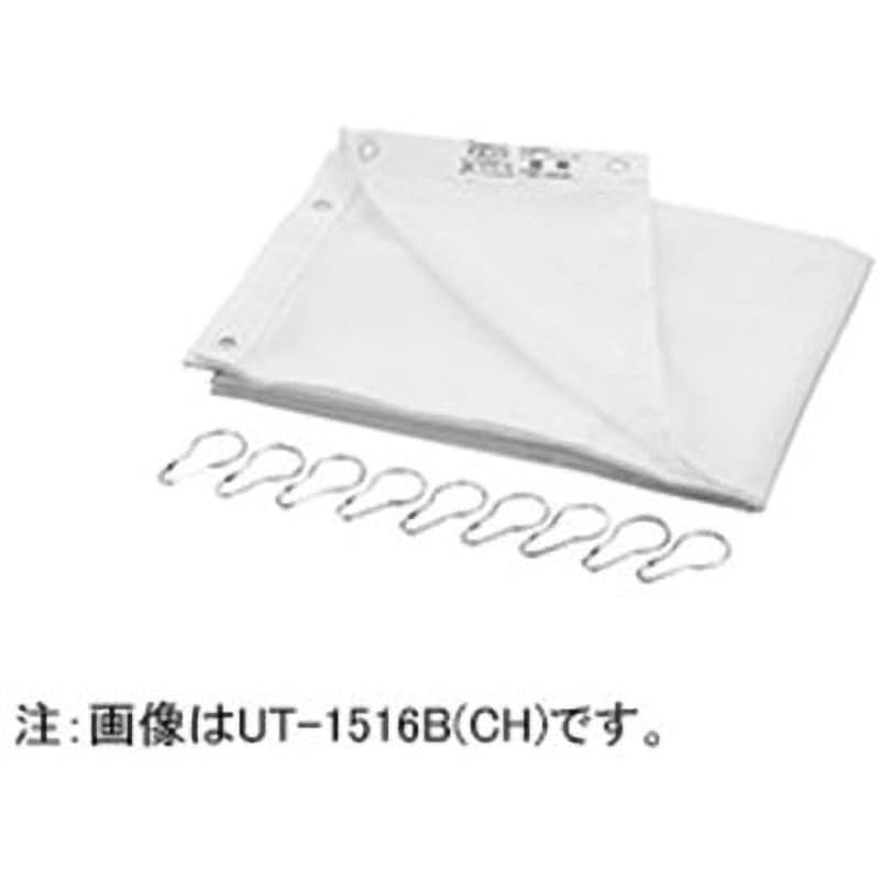 UT-1516B(CH) シャワーカーテン INAX(LIXIL) カーテンパイプ(ラウンド型)用 ポリエステル(防炎加工) ホワイト色