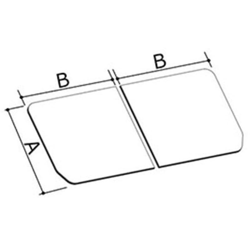 YFK-1576B(4)-D4 薄型保温組フタ INAX(LIXIL) リデア・AX・AF 幅