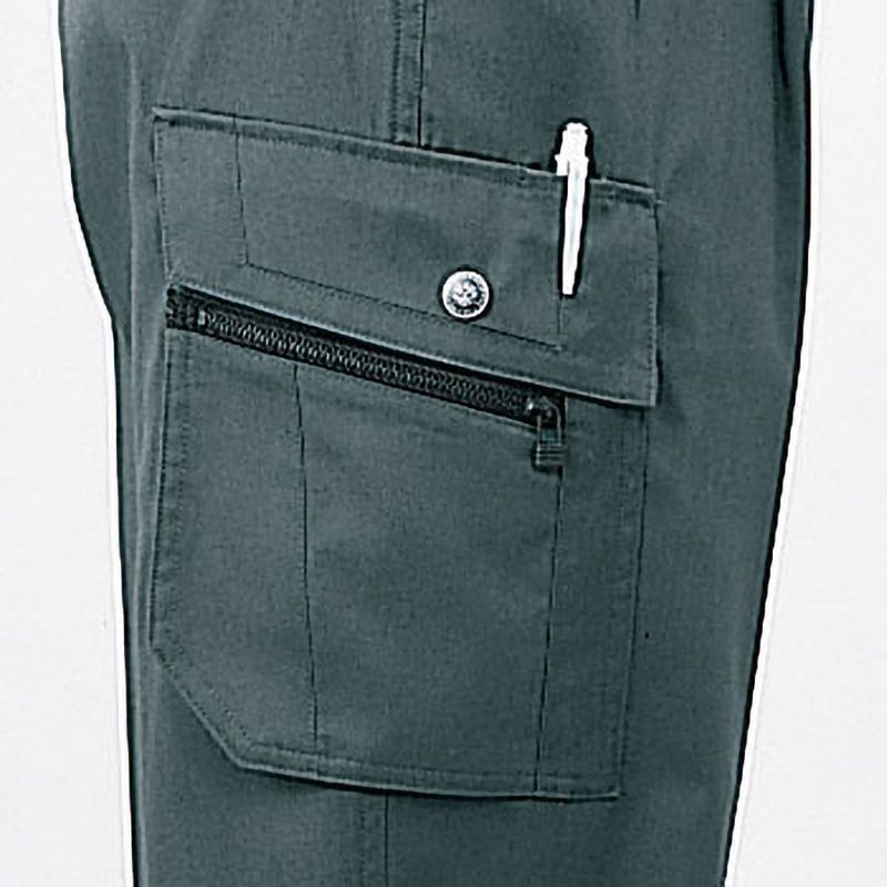 47302 47302 ツータックカーゴパンツ(春夏用) 自重堂 帯電防止素材使用