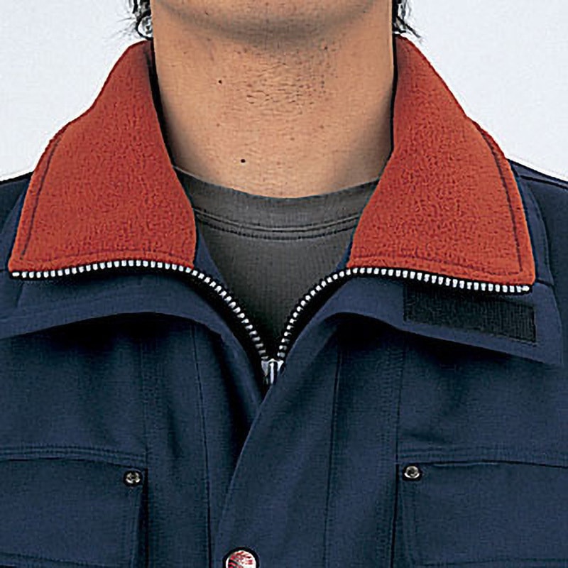 すぱいーく 48350 48350 防寒ブルゾン(フード付) 自重堂 ツイル ネイビー色 M