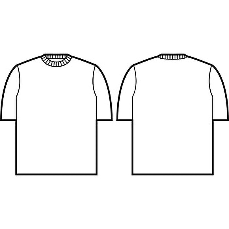 47624 47624 吸汗速乾半袖Tシャツ 自重堂 裏綿ハニカムメッシュ