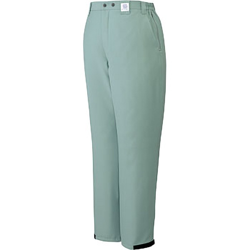 48411 48411 エコ製品制電防寒パンツ 自重堂 スモークグリーン色 M