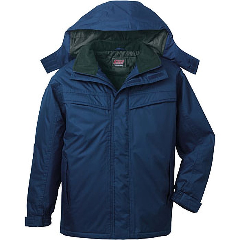 ネイビー フード付き ジャンパー 48463 48463 防水防寒コート(フード付) 自重堂 L - 【通販モノタロウ】