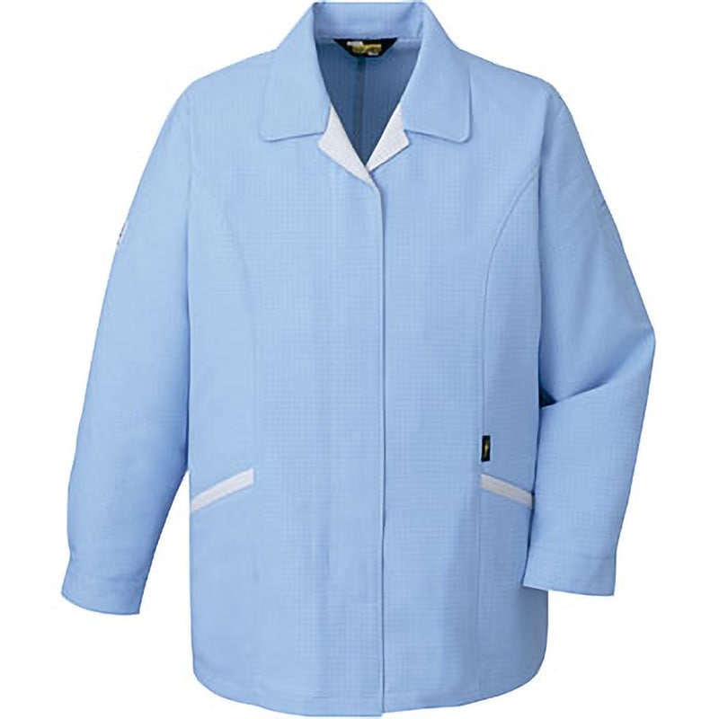 80405 80405 エコ高制電スモック(フロントファスナー仕様) 自重堂 サイズ5L着丈70cm