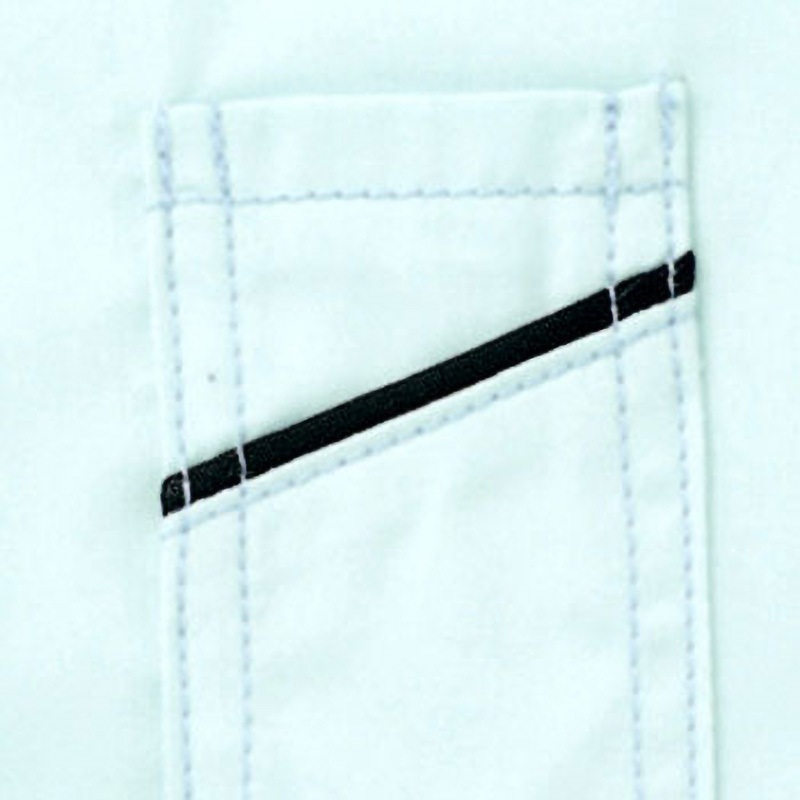 85010 85010 半袖ジャンパー(春夏用) 自重堂 帯電防止素材使用 ソフトバーバリー(減量加工) インディゴブルー色 4L着丈70cm