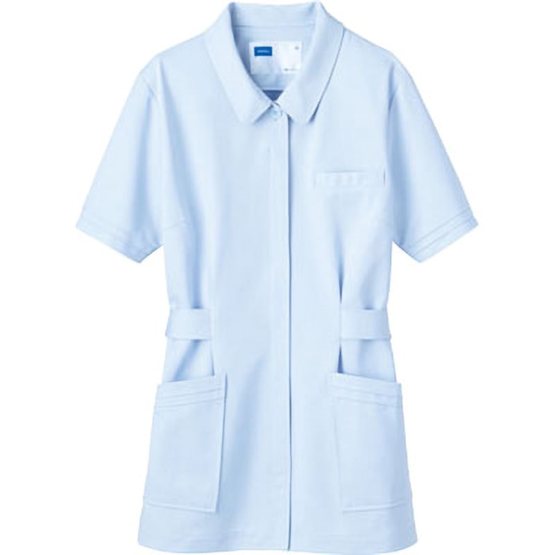 WH10301 WHISeL チュニック WH10301 自重堂 女性用 名入れ可タイプ ブルー色 M