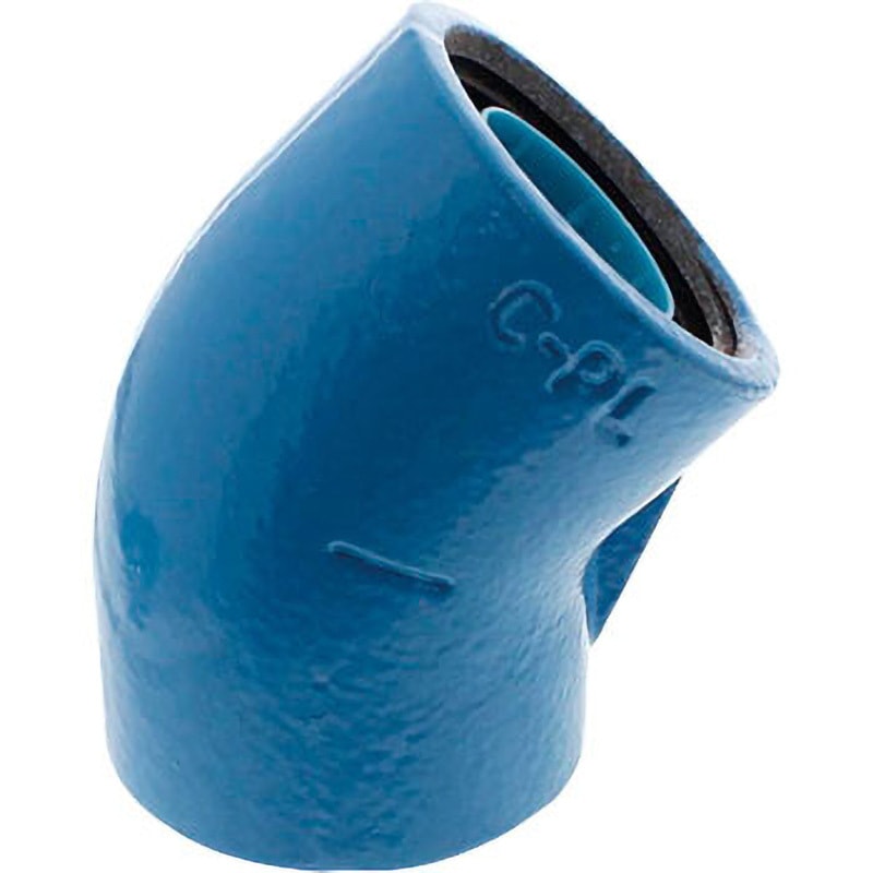 45°L 45°エルボ 管端防食管継手 日本継手(旧:JFE継手) 呼び径65A